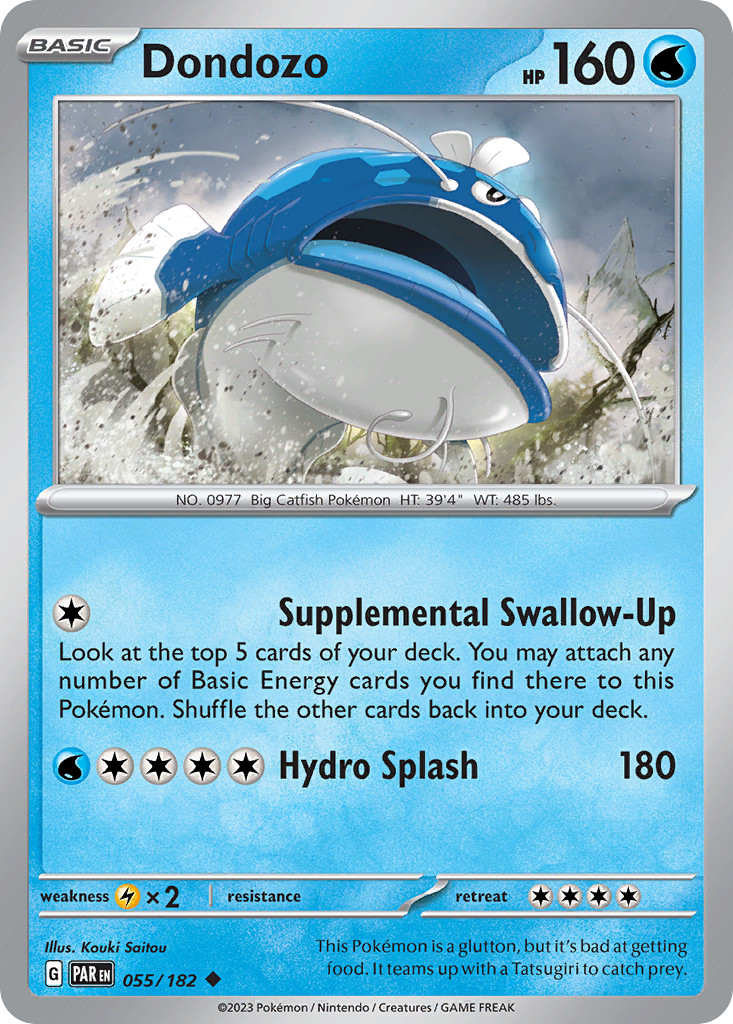 Dondozo 55/182 Uncommon | Paradox Rift | Pokemon Card