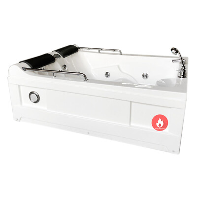 Whirlpool White Bathtub Hydrotherapy SPA Hot Tub 2 persons MIMI with Heater