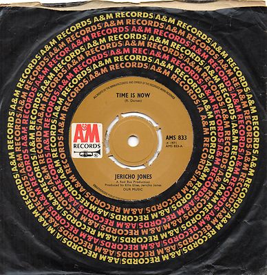 JERICHO JONES time is now*freedom 1971 UK A&M PROG ROCK 45