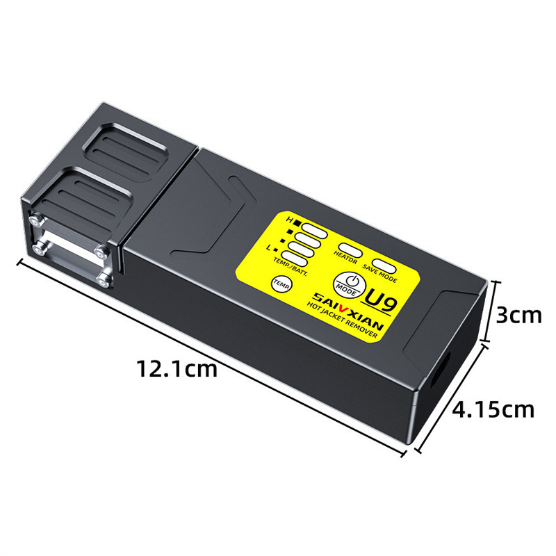 Fiber Optic Thermal Stripper Rechargeable Auto Heating Efficient Stripping Tool