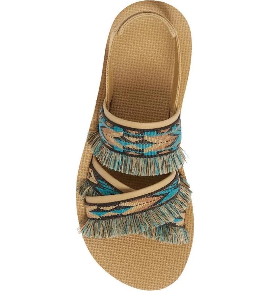 Sandalias Teva Flatform Ceres en Doble Diamante Azul Teal Talla 9 Foto 4 de 4