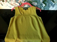 Citron Silk Top Cami NWOT Sz XS Yellow
