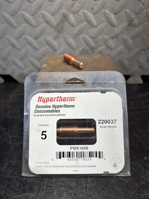 Hypertherm Genuine 220037 Electrode 5-Pack PMX 1650