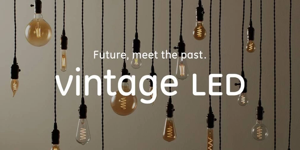 (2 Bulbs)  48556 Vinta Style, Amber Glass A19 LED Light Bulb, 60 Watt Equivalent - Image 4 of 4