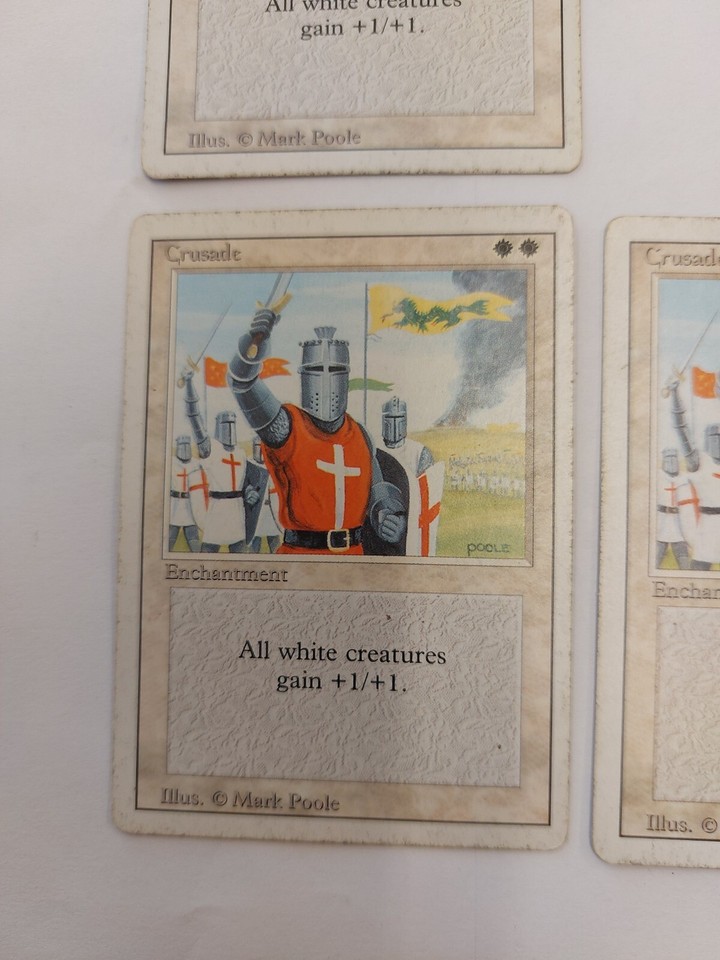 X3 HP CRUSADEs Revised Edition MTG Magic the Gathering eBay