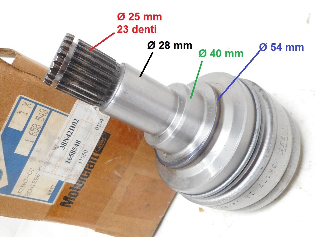 Cv Joint Drive Shaft Front Side Gear Left Ford Fiesta eBay