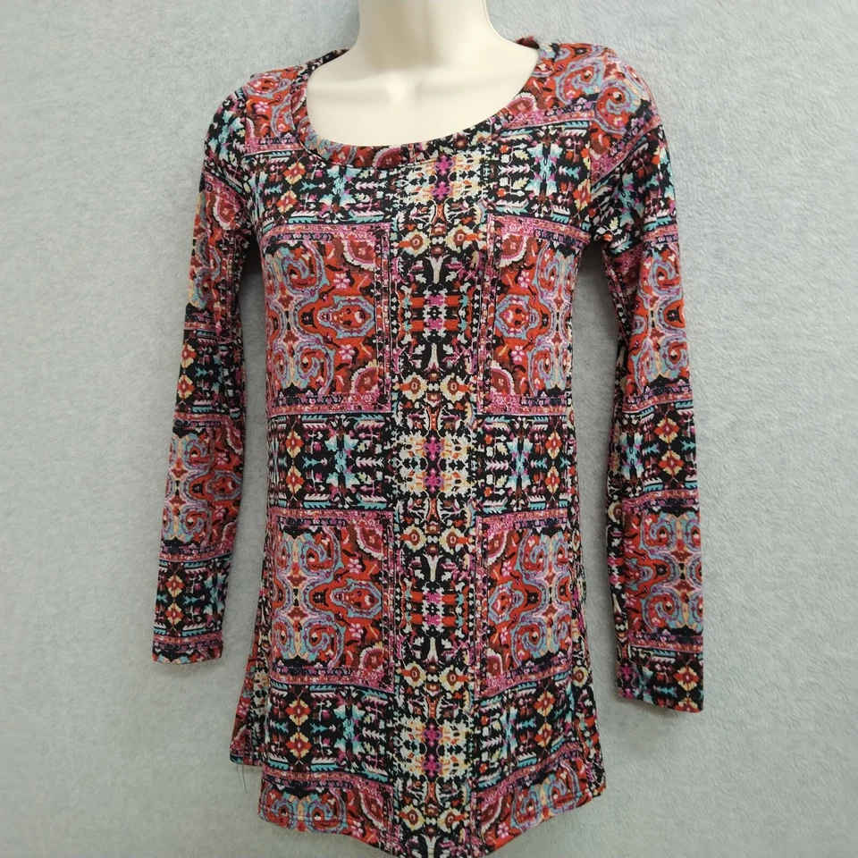 Blusa Top Camisa Living Doll Mujer Junior X Pequeña Roja Azul Delgada Vaquera Ligera Foto 4 de 4