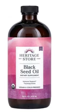 Heritage Store Heritage Store Black Seed Oil 16 fl oz 480 ml Organic