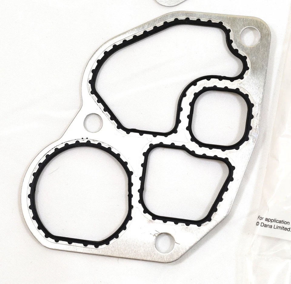 1994-2003 Ford 7.3L Powerstroke Diesel Victor Reinz Oil Cooler Gasket O-Ring Kit - Image 2 of 4