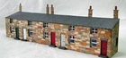 Ancorton Terraced Cottages (Half-Relief) - Laser Cut Wood Kit OO Gauge - 95865