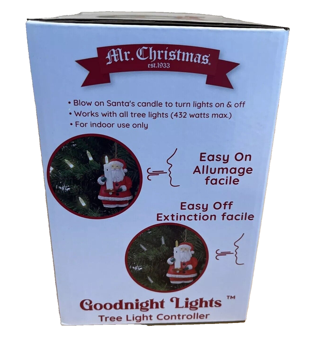Mr Christmas Light Show Controller 5.5" Led Lit Mr. Christmas Mr.