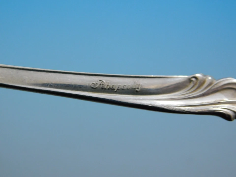 Rhapsody новый от International серебро необходимый сервировочный набор маленький 5 шт. - Изображение 4 из 4