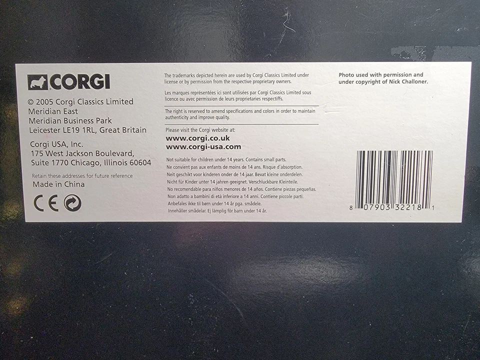 Corgi Die Cast 1/72 P-51 Mustang, KATYDID, Lt. Col. Elwyn Righetti. No box lid - Image 3 of 3