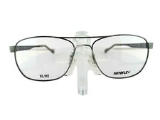 AUTOFLEX 113 035 LT GUNMETAL 59-17-150 XL FIT MEMORY TITANIUM Eyeglass Frames