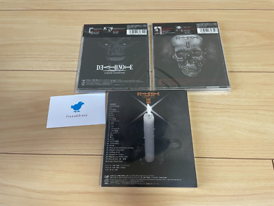 TV Animation DEATH NOTE Original Soundtrack Vol.1-3 CDs Set of 3