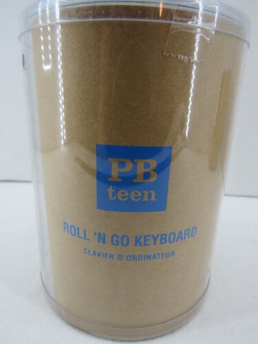 Pottery Barn PB Teen Flexible Silicone Roll'N Go Keyboard - Green USB Wired - Picture 3 of 11