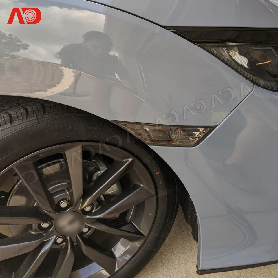 For 16-23 Honda Civic Smoked Position White Lamp Side Marker Lights W/LED Bulb - Image 3 of 4