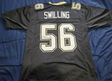 Pat Swilling New Orleans Saints Autographed Custom Jersey JSA