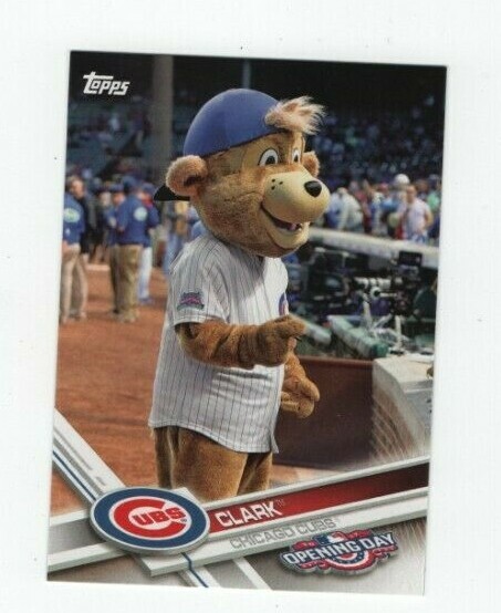 2017 TOPPS OPENING DAY MASCOT - CLARK CHICAGO CUBS #M-23