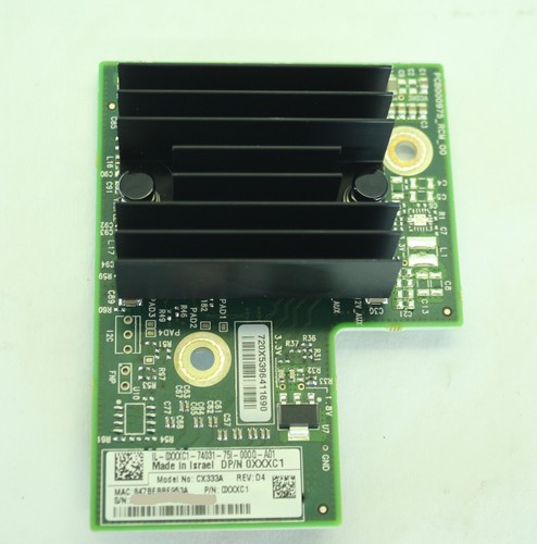 DELL Mellanox CONNECTX-3 CX333A PRO 1 port 40 Go QSFP + MEZZANINE carte DP/N XXXC1 - Photo 2/4