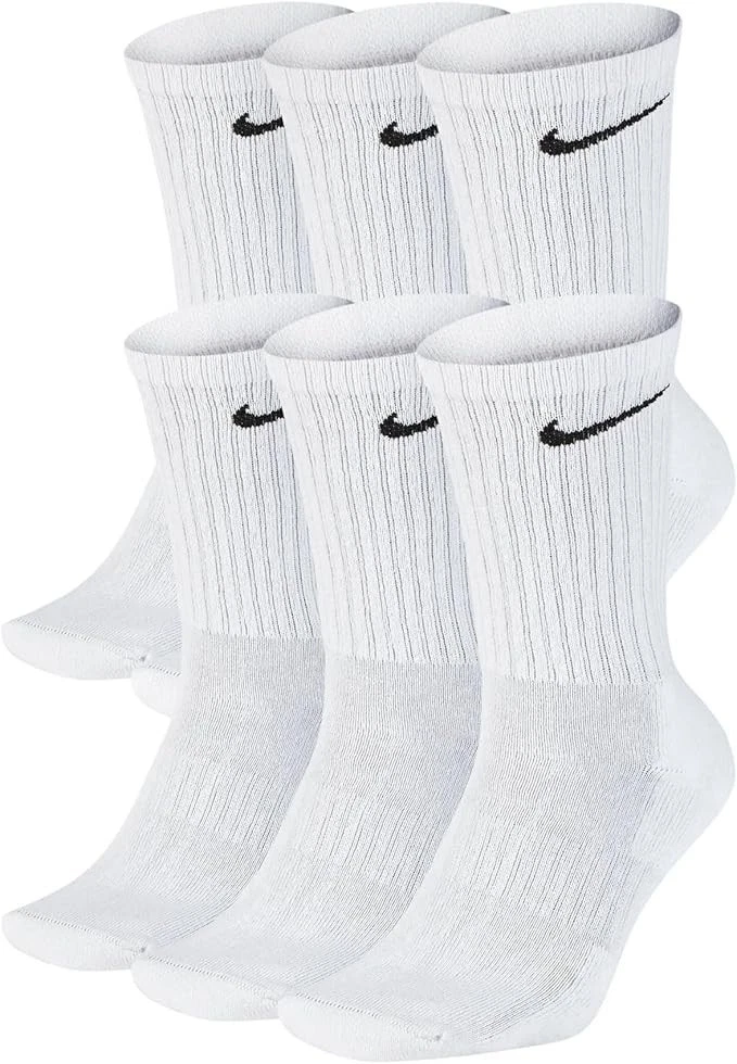 Nike Everyday Cushion Crew Trainingssocken für Herren Paar - Weiss