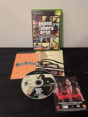 Grand Theft Auto: San Andreas Original Xbox CIB w/ Map 