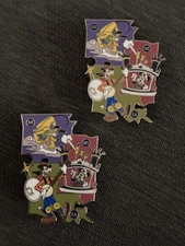 Disney American Adventure Mickey Pluto Goofy Arkansas/MS/LA Limited Release Pin