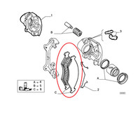 Serie BremsbeläGe Vorne Fiat Palio - Siena Original 9948037