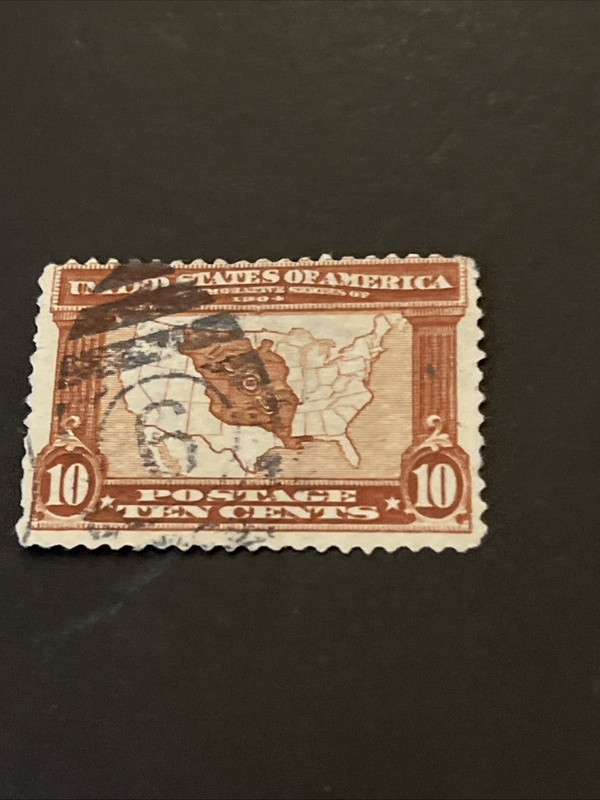 US #327 Used Stamp CV$27.50- Lot A-83935