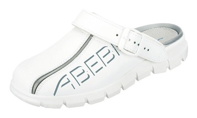 Abeba Clog 7310, OB FO EA SRC, weiß, Größe 45 - 1 Paar - 7310/45