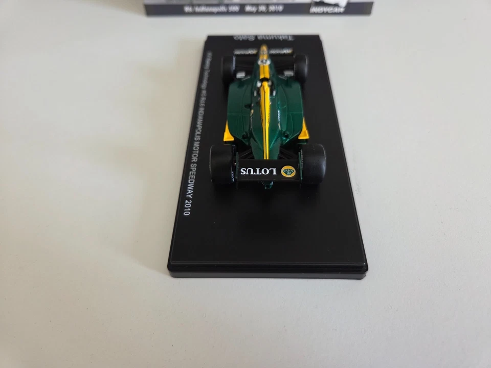Greenlight 1/43 Lotus KV Racing Honda T. Sato - Indianapolis 2010 - FL1520103 - Immagine 4 di 4