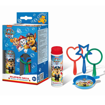 Paw Patrol Seifenblasen inkl. 3 Motiv-Formen   Ideales Geschenk