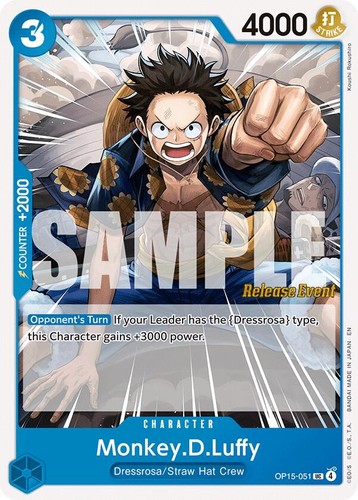 Monkey.D.Luffy OP15-098 - One Piece TCG Adventure On Kami's Island