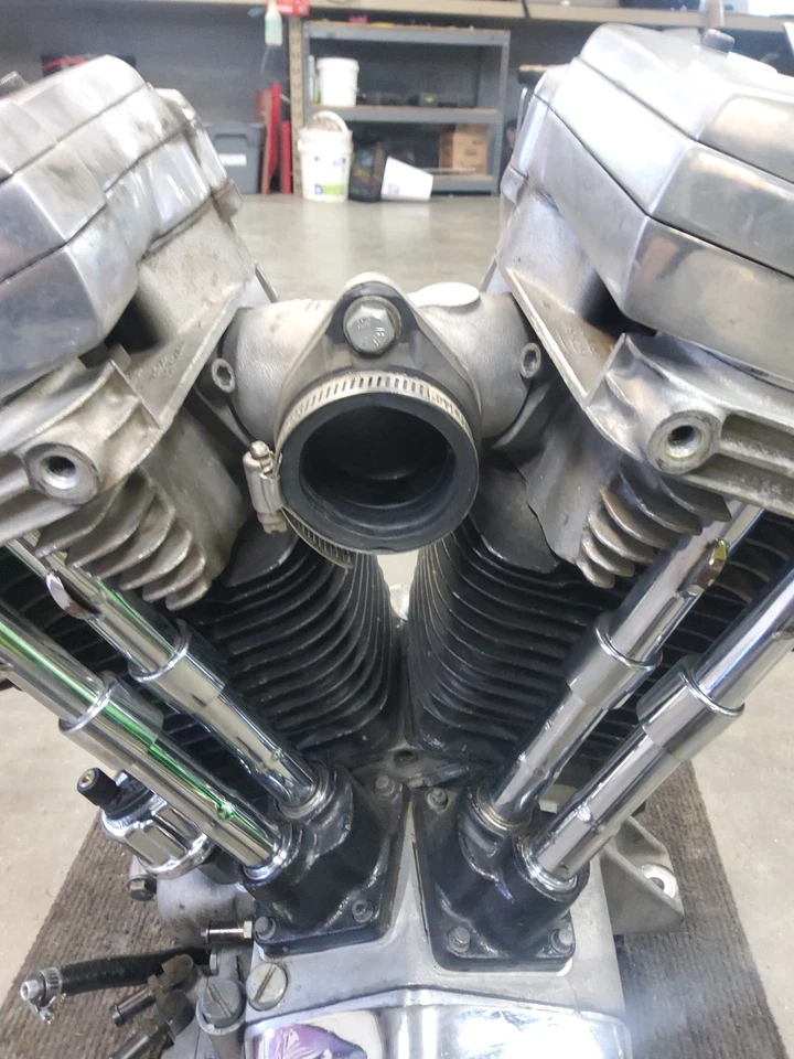 Harley-Davidson Tour Glide 1987 87 FLTC EVO Evolution motor funciona DL-687 Foto 3 de 4