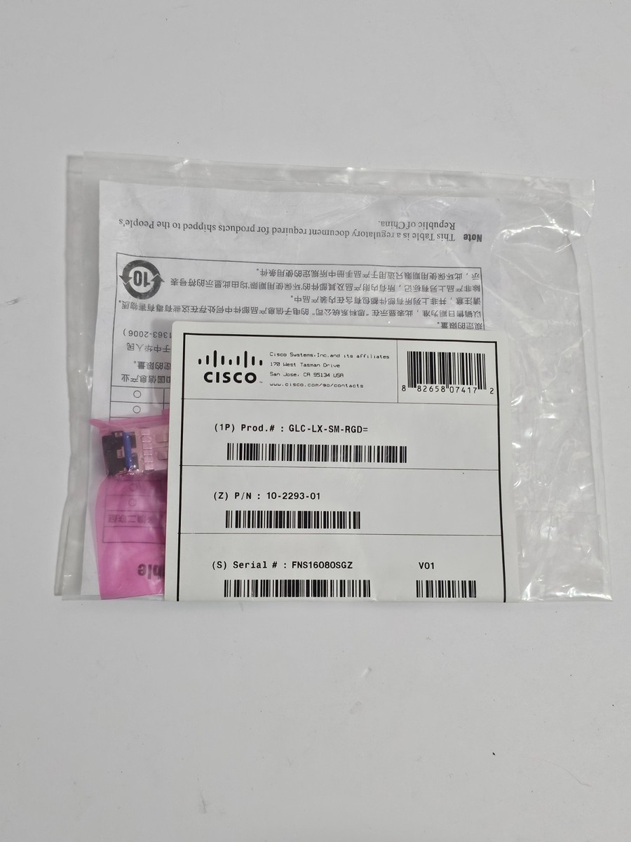 Cisco GLC-LX-SM-RGD= 1000BASE-LX/LH Long Wavelength; Rugged | eBay