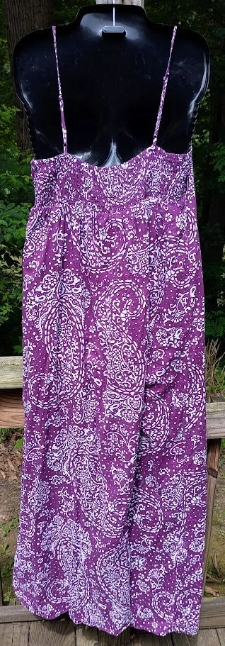 Maxi Vestido Babydoll Talla M Fluido Coqueta Delicado Playa Vacaciones Femenino Lindo Foto 4 de 4