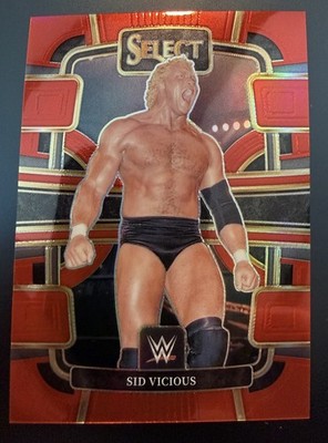 Sid Vicious 2024 WWE Panini Select Red Prizm /175