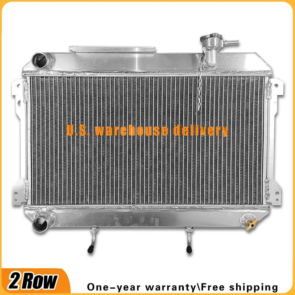 All Aluminum Radiator For 1980-1982 1981 Toyota Corolla AT/MT Performance Cooler Foto 2 de 4