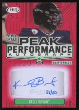 2020 SAGE HIT Peak Performance Auto Red /50 Kelly Bryant #PKA-KB Missouri