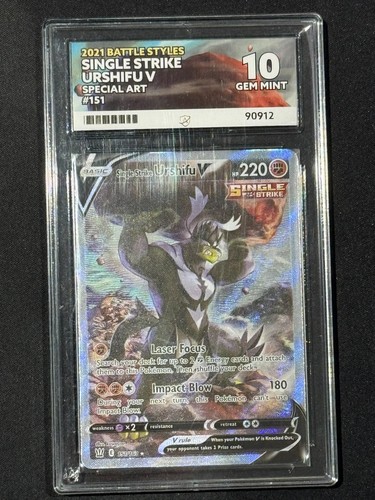 Single Strike Urshifu V graded ACE 10 for sale on eBay