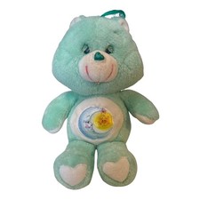 Vintage 1983 Kenner Care Bears Bedtime Bear Plush 13 Blue Moon Belly Toy