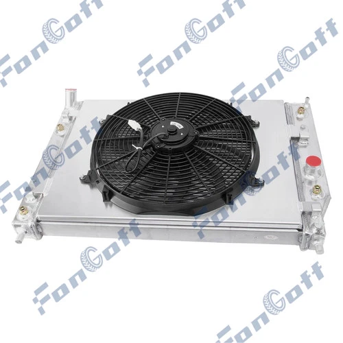 Ventilador de cubierta de radiador de aluminio de 4 filas para Chevy Corvette C6 2005-2013 5,3 6,0 6,2 L - Imagen 16 de 21