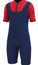 Surqo Kids Swim Wetsuit 3/2mm Shorty Full WetSuit Thermal for Cold Water Sz 12