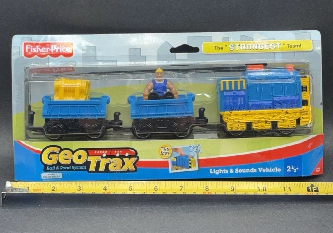 Fisher-Price GeoTrax Ox & Jed Train Set - Toy Trains, Collectible