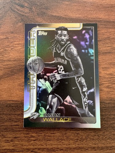 Cason Wallace – 2025-26 Topps Basketball · Base Cards I Blackout Variation #119 Cason Wallace