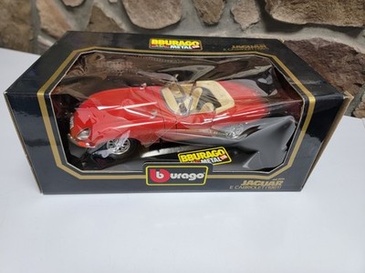 Bburago 1961 JAGUAR E CABRIOLET Red 1:18 Diecast