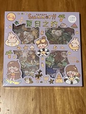 Kawaii Girl SUMMER Variety Sticker Pack Colorful Cute Waterproof Fun Activity