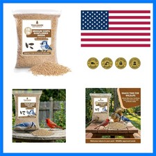 15 LB Medium Sunflower Chips, Shelled Seeds for Birds   Wildlife  Bird Food...