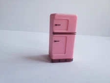 Retro Style Fridge 1/24 1/25 for Diorama Shop Display Refrigerator Doll House G