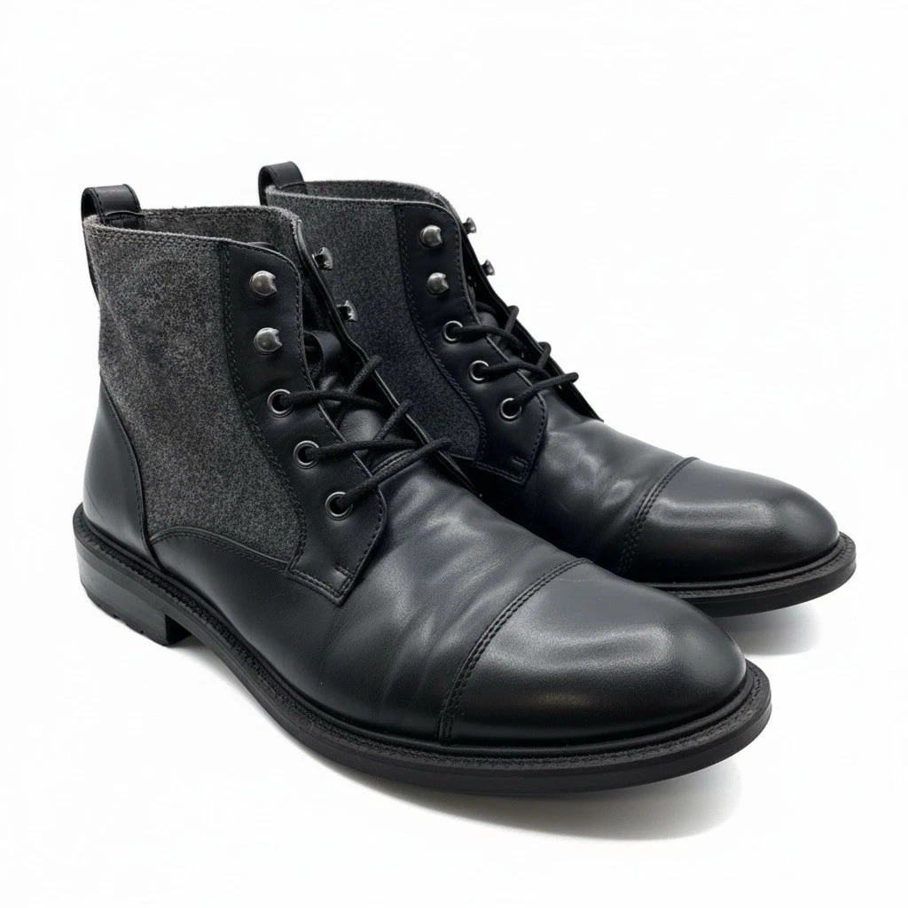 Kenneth Cole Unlisted Lace Up Ankle Boots for Men for Sale  display picture 1